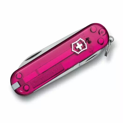 Victorinox Classic Rose Pink Multitool - Image 2