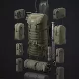 Savotta Jääkäri XL (80-120L) Backpack, Green - Image 10