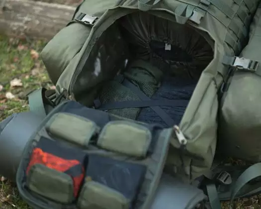 Savotta Jääkäri XL (80-120L) Backpack, Green - Image 12