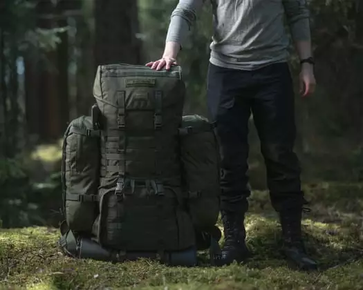 Savotta Jääkäri XL (80-120L) Backpack, Green - Image 14