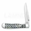 Case Cutlery Kickstart Trapper White/Blk CF Folding Knife 38921