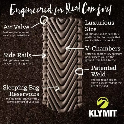 Klymit Static V Luxe Inflatable Sleeping Pad - Image 3
