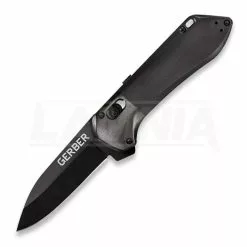 Gerber Highbrow Pivot Lock A/O Folding Knife, Black 1524