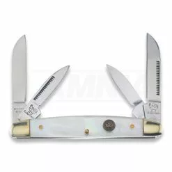 Hen & Rooster Congress Mother Of Pearl Folding Knife