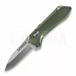 Gerber Highbrow Pivot Lock A/O Folding Knife, Green 1642