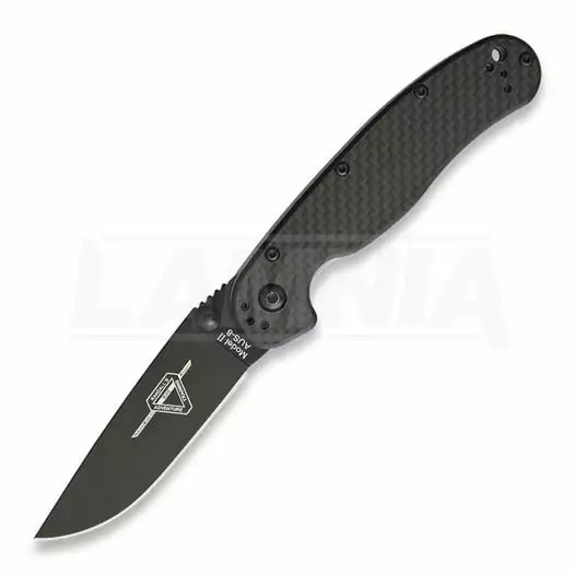 Ontario RAT II Folding Knife, Carbon Fiber 8838