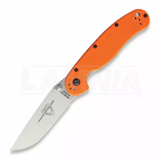 Ontario RAT II Linerlock Orange Folding Knife 8860OR