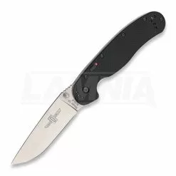Ontario RAT IA SP Linerlock A/O Folding Knife, Black 8870