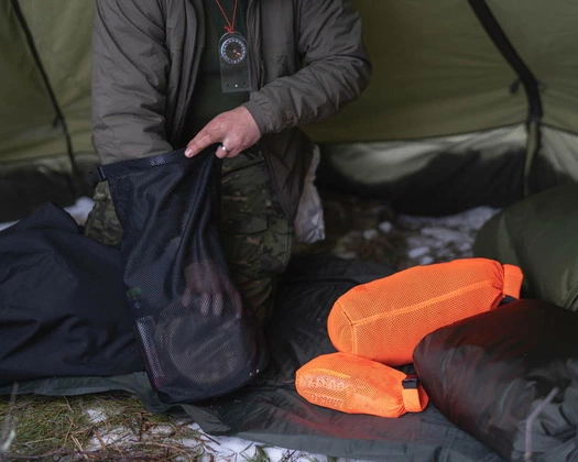 Savotta Rolltop Stuffsack 5L, Mesh - Image 7