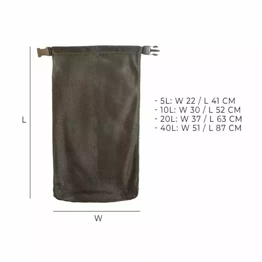 Savotta Rolltop Stuffsack 40L, Mesh - Image 11