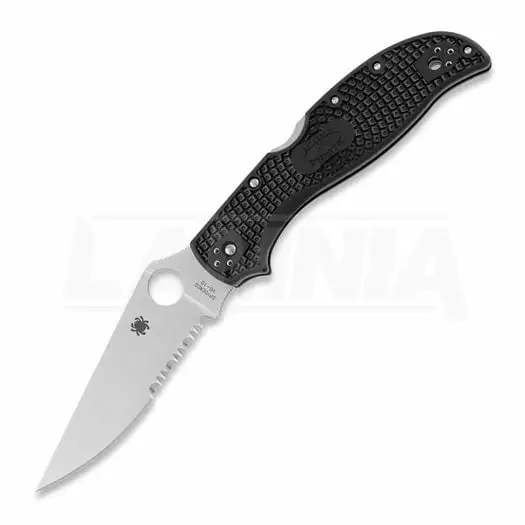 Spyderco Strech 2 XL Folding Knife, Combo Edge C258PSBK