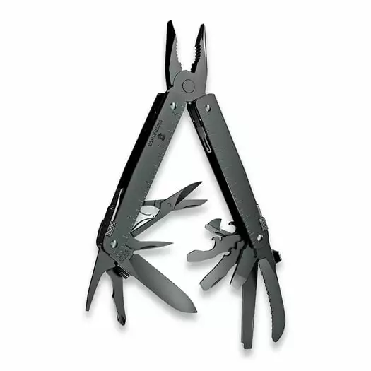 Victorinox SwissTool MXBS One-Hand Multitool, Black