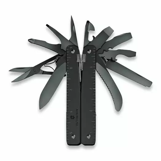 Victorinox SwissTool MXBS One-Hand Multitool, Black - Image 2