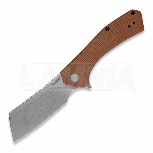 Kershaw Static Brown Micarta D2 Folding Knife 3445MCB