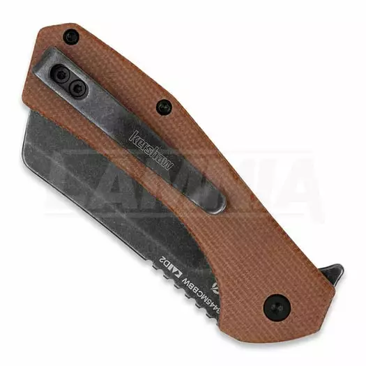 Kershaw Static Brown Micarta D2 Folding Knife 3445MCBBW - Image 2