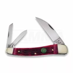 Hen & Rooster Whittler Red Pick Bone Folding Knife