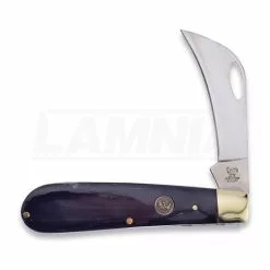 Hen & Rooster Hawkbill Buffalo Horn Folding Knife