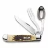 Case Cutlery Hobo Amber Bone Multitool 052