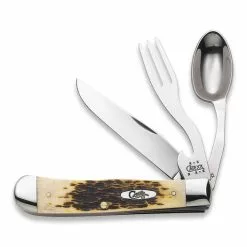 Case Cutlery Hobo Amber Bone Multitool 052